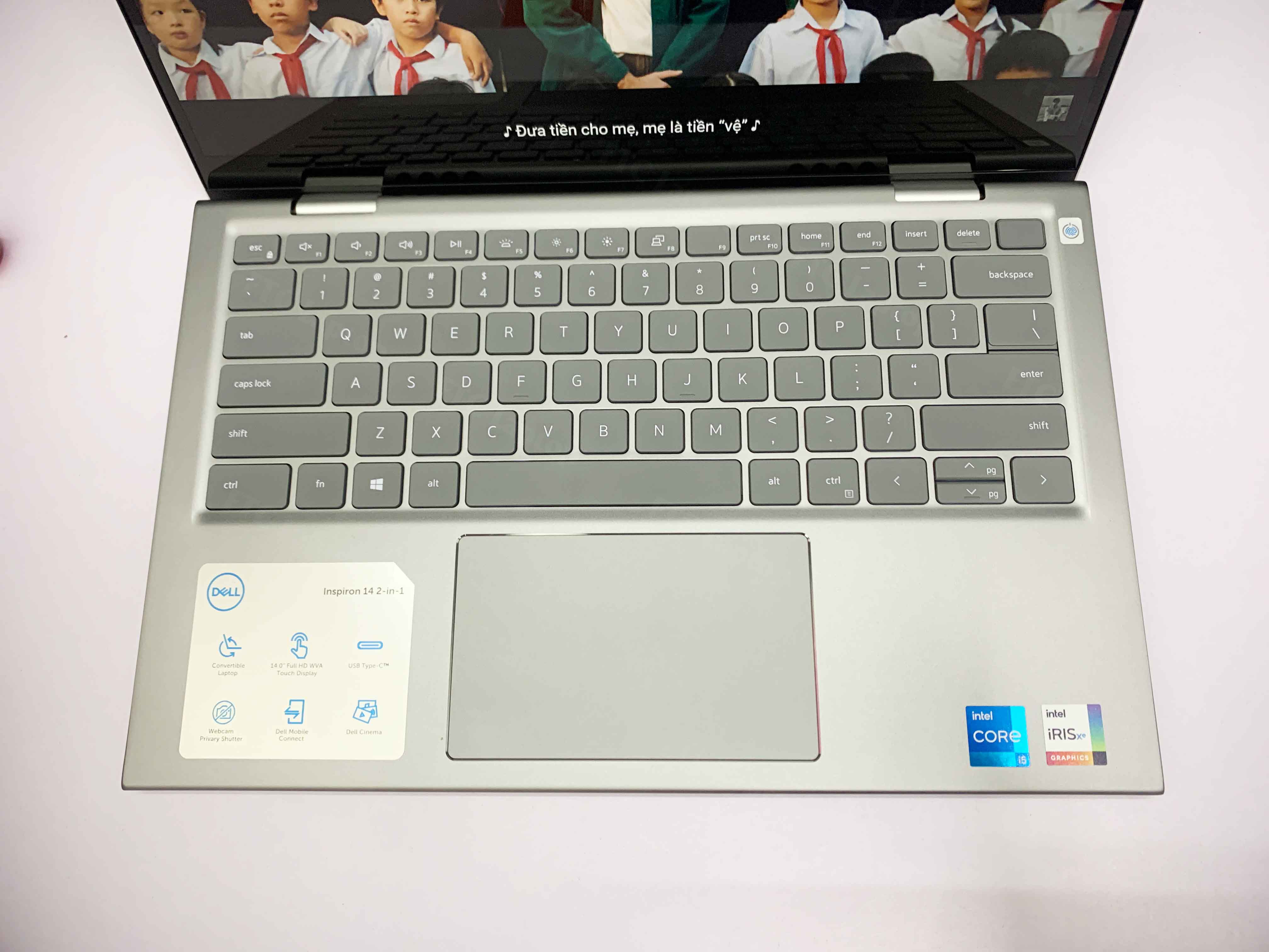 Dell Inspiron 14 - 5410 2in1 ( i5410-5149SLV-PUS) (Intel Core i5-1155G7 | RAM 8GB | SSD M.2 512GB | 14 inch FHD TOUCH  | Card Intel Iris Xe Graphics  )